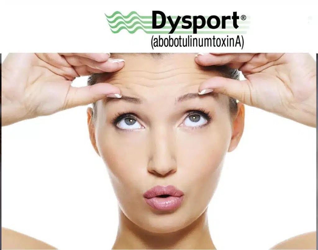 Dysport Treatment For Smoothing Forehead And Frown Lines.