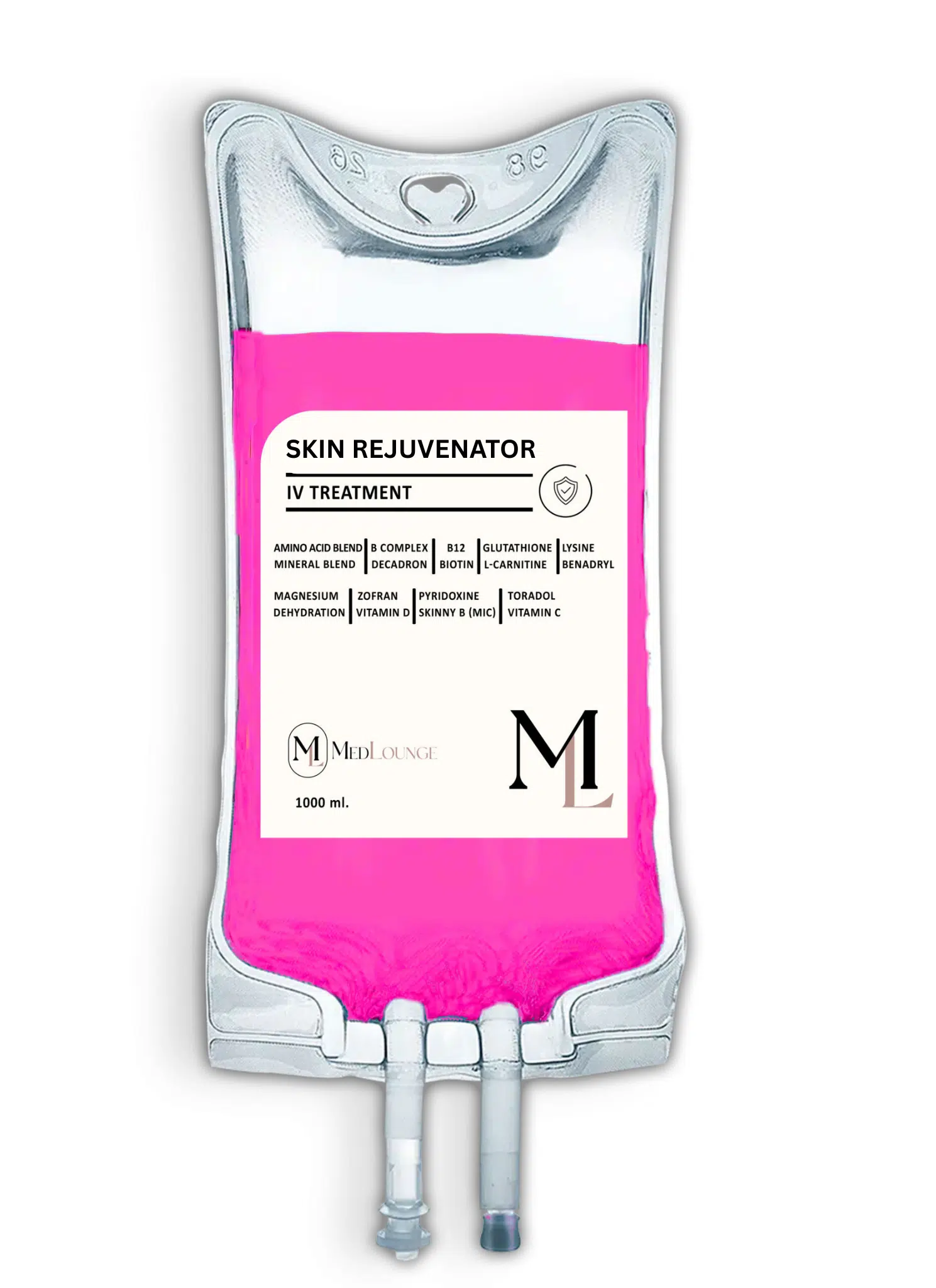 Client Receiving Skin Glow Iv Drip At Medlounge San Ramon For Glowing, Hydrated, Youthful Skin