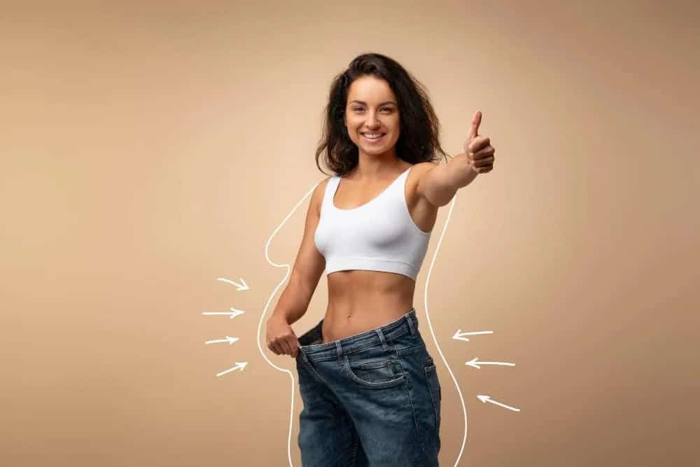 Woman Feeling Confident After Peptide Weight Loss Treatment At Medlounge San Ramon Using Tirzepatide And Semaglutide Injections