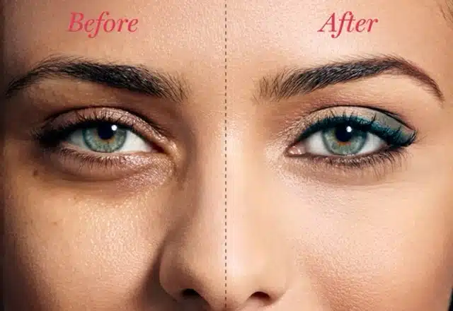 Medical Provider Assessing Under Eye Anatomy And Tear Trough Structure During Consultation At Medlounge San Ramon